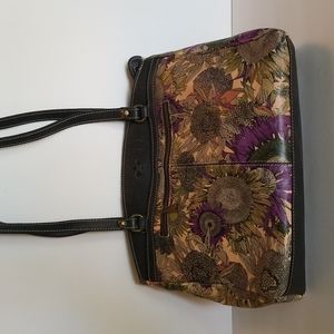 Patricia Nash floral sunflower bag